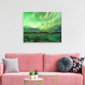 Shimmering Aurora Canvas Afdruk (Insitu (Woonkamer))