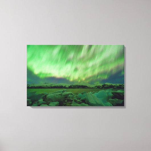 Shimmering Aurora Canvas Afdruk (Voorkant)