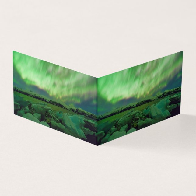 Shimmering Aurora Kaart (Buitenkant)