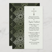 Shimmering Border Invitation Kaart (Voorkant / Achterkant)