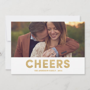 SHIMMERING CHEERS CARTE PHOTO de vacances
