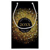 Shimmering Circle Lights Nieuwjaar Klein Cadeauzakje (Achterkant)