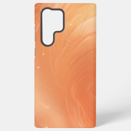 Shimmering Coral Flow Abstract Phone Case Samsung Galaxy Hoesje
