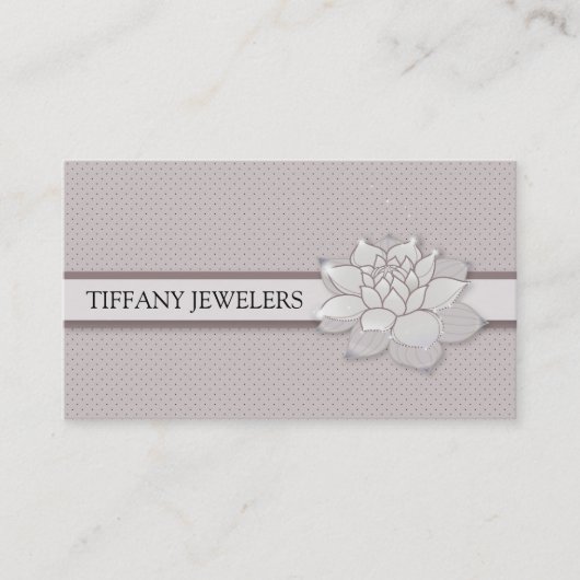 Shimmering Flower Visitekaartje (Voorkant)