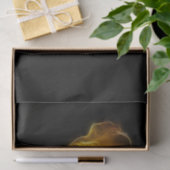 Shimmering Gold Roos Fractal Flower Tissuepapier (Geschenk)