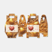 "Shimmering Love Spark" Bedankdoosjes (Uitgevouwen)