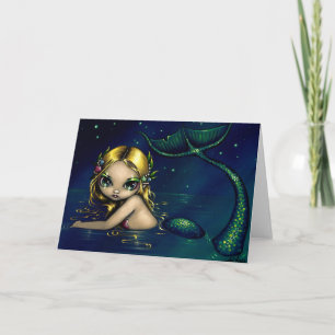 "Shimmering Mermaid" Wenskaart Kaart
