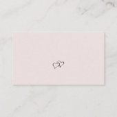 Shimmering Ocean Waters RSVP Visitekaartje (Achterkant)