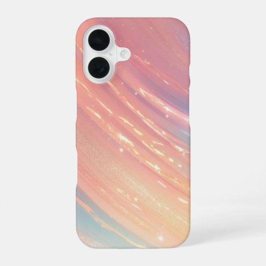 Shimmering Pastel Gradient Phone Case iPhone 16 Hoesje (Achterkant)