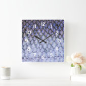 Shimmering Salmon Vierkante Klok (Huis)