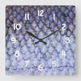 Shimmering Salmon Vierkante Klok