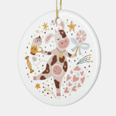Shimmering Starburst-Ornament Keramisch Ornament (Links)
