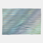 Shimmering Stripes - Meerkleurig Abstract patroon Theedoek (Horizontaal)