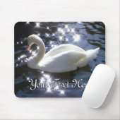 Shimmering Swan Mousepad Muismat (Met muis)