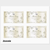 Shimmery Cream Product Labels hoeken Logo (Vel)