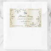 Shimmery Cream Product Labels hoeken Logo (Tas)