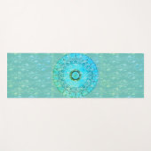 Shimmery Flowers  Mandala Yogamat (Voorkant (horizontaal))