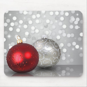 Shimmery-kerstversieringen - Mousepad Muismat
