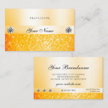 Shimmery Oranje Sparkle Glitter Luxurous Diamonds