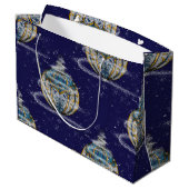 Shimmery Ornament Groot Cadeauzakje (Achterkant Gekanteld)