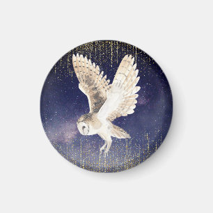 Shimmery Owl Magneet