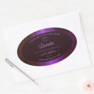Shimmery Paars Marble Product Labels Roos Flower
