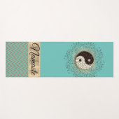 Shimmery Yin Yang Chevron Yogamat (Voorkant (horizontaal))