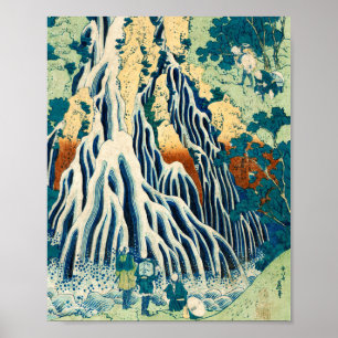 Shimotsuke Kurokami-Yama Kirifuri no Taki Japans Poster