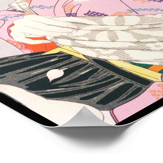 Shimura Tatsumi Five Figures of Modern Beauties Poster (Hoek)