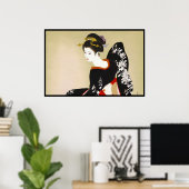 Shimura Tatsumi Twee onderwerpen van Japanse vrouw Poster (Thuiskantoor)