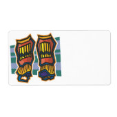 Shin Guards Etiket (Voorkant)