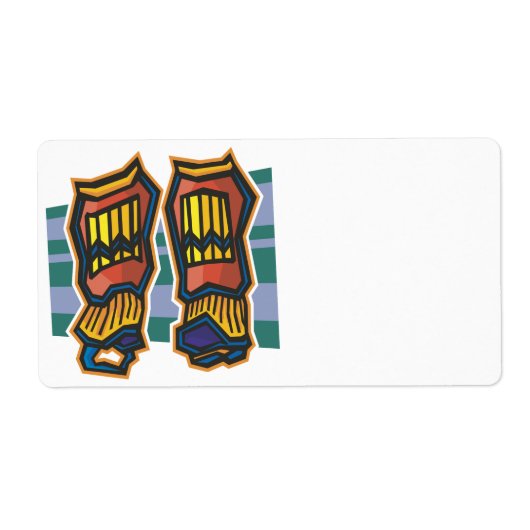 Shin Guards Etiket (Voorkant)