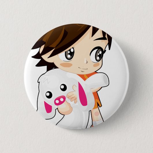 Shin Hye Bongji Chibi G1 Ronde Button 5,7 Cm (Voorkant)