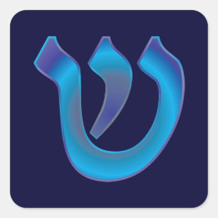 Shin Vierkante Sticker