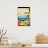 Shinagawa, Japon : impression Vintage de blocs de  (Cuisine)