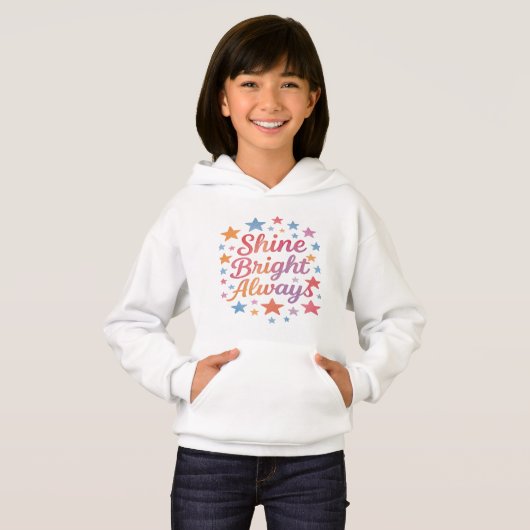Shine Bright Always Kids' Pullover Hoodie (Devant entier)
