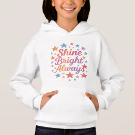 Shine Bright Always Kids' Pullover Hoodie 
