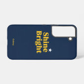 Shine Bright Dreamy Samsung Galaxy S22 Coque (Verso Horizontal)