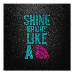 Shine Bright Foto Afdruk