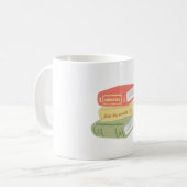 Shine Bright Mug - Fun Star Sticker Design pour en (Devant gauche)