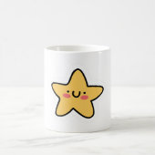 Shine Bright Mug - Fun Star Sticker Design pour en (Centre)