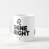 Shine Bright Mug - Leo Astrology Coffee (Devant gauche)