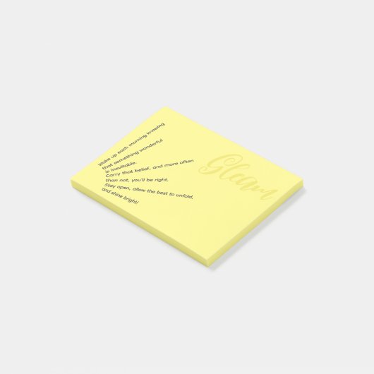 Shine Bright Post-it-Note Post-it® Notes (Schuin)