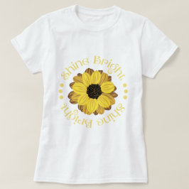 Shine Bright Yellow Sunflower T-shirt