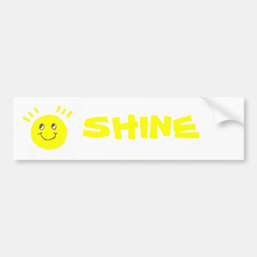 Shine Bumpersticker (Voorkant)