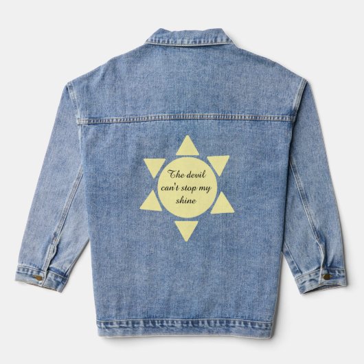 Shine Denim Jacket (Achterkant)
