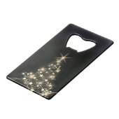 Shine d'or des étoiles sur l'arbre de Noël Dark (Dos Angle)