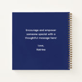 Shine Even In The Dark Spiral Notebook Notitieboek (Achterkant)