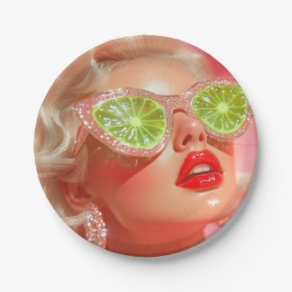 Shine girl papieren bordje