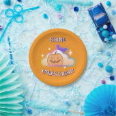 Shine God's Light Gepersonaliseerde Christelijke H Papieren Bordje (Feest)